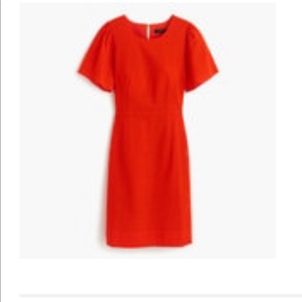 J. Crew Flutter Sleeve eyelet dress